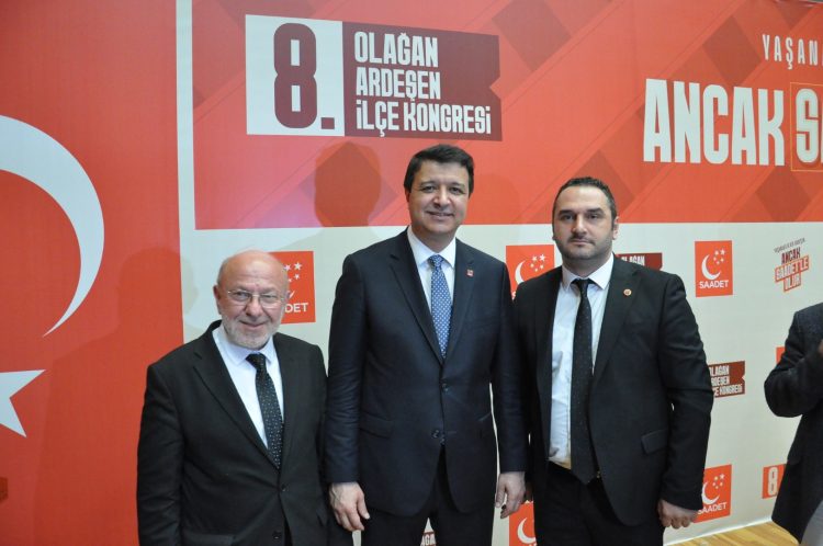 Saadet Partisi Ardeşen İlçe Teşkilatı 8. Olağan Kongresi Yoğun Katılımla Gerçekleşti