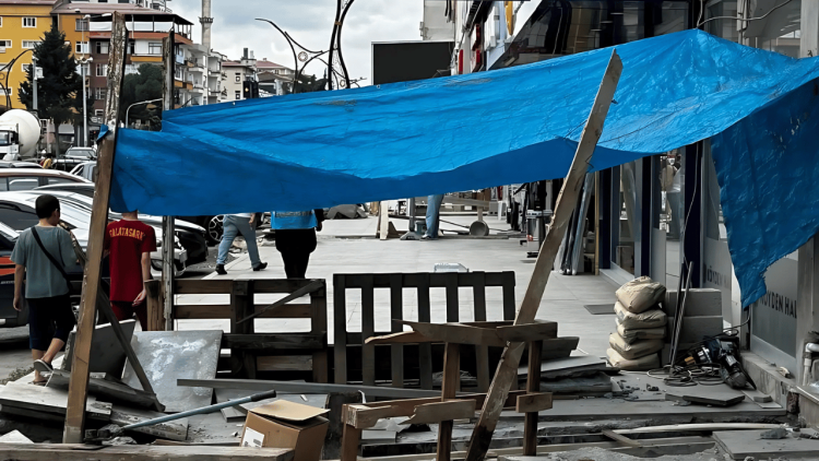 Çalışmalar devam ediyor: Ardeşen şantiyeye döndü