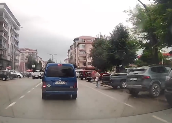 Ardeşen’de Dikkatsizlik kazaya neden olacaktı.