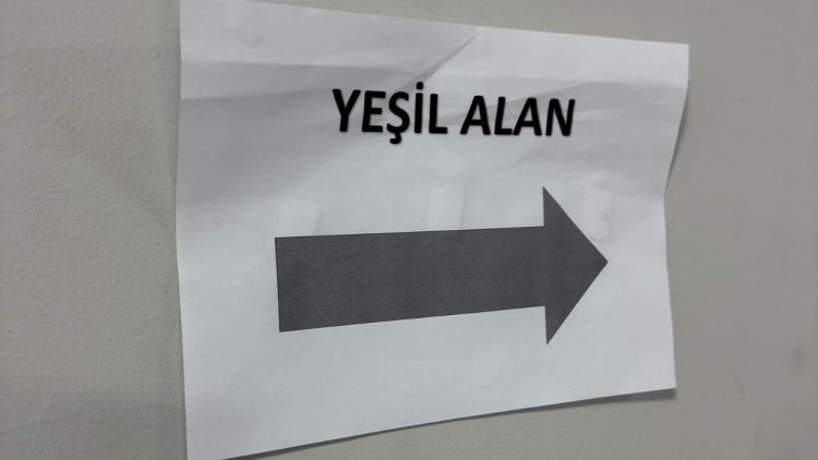 Kaçkar Devlet Hastanesi’nde “Yeşil alan”a gidiş beyaz çizgiden