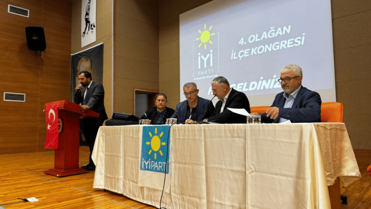 İYİ Parti Ardeşen İlçe Teşkilatı 4.Olağan İlçe kongresini Yaptı