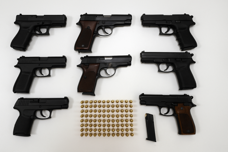 Rize’de ruhsatsız silah operasyonu: 8 tabanca ele geçirildi