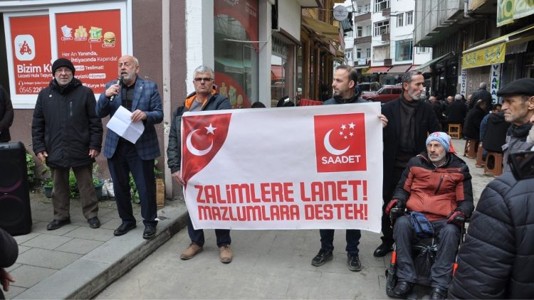 Saadet Partisi’nden “Zalimlere Lanet, Mazlumlara Destek” Açıklaması