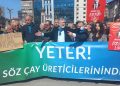 Rize’de “Yeter Söz Çay Üreticilerinindir” Yürüyüşü 