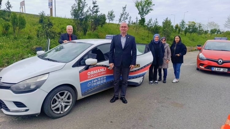 Usta Öğreticilerin Direksiyon Sınavı Tamamlandı