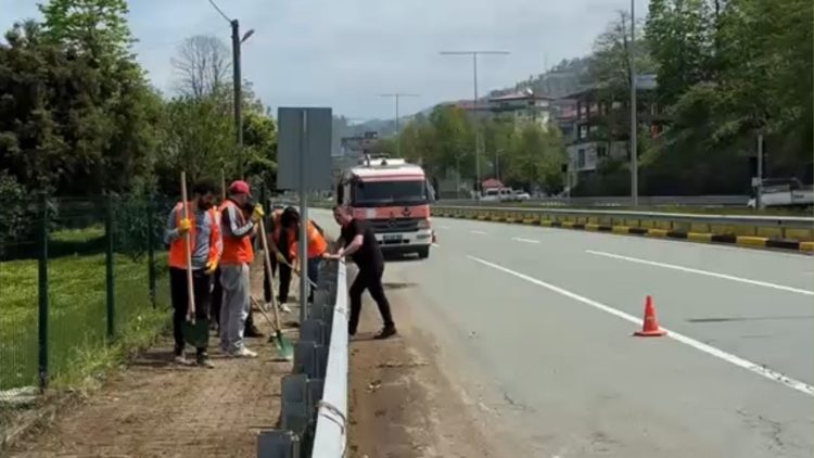 Karadeniz Sahil Yolu’nda Kapsamlı Bakım ve Güvenlik Seferberliği