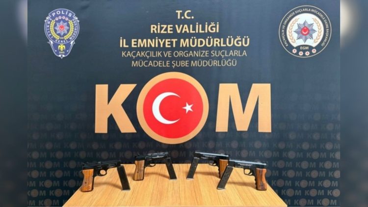 Rize’de Silah Operasyonu: 16 Gözaltı